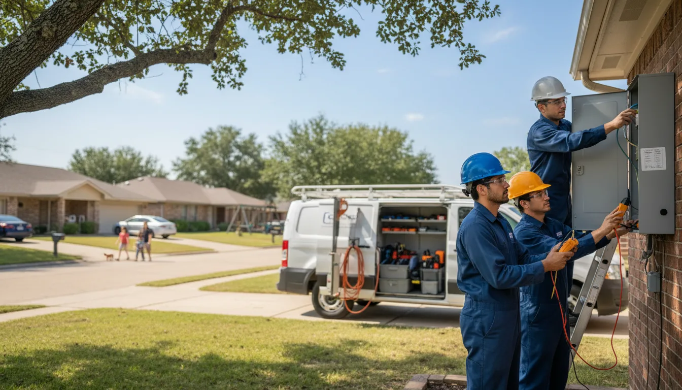 Certified electrician providing emergency electrical services in Texico, NM